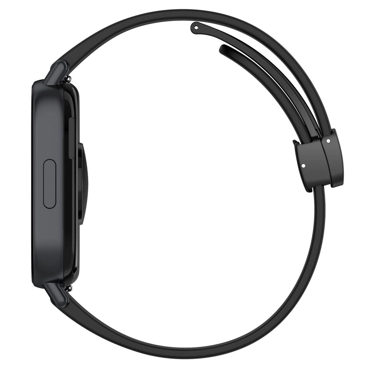 Silikonowy pasek Bizon Strap Watch Silicone L ukazany od tyłu